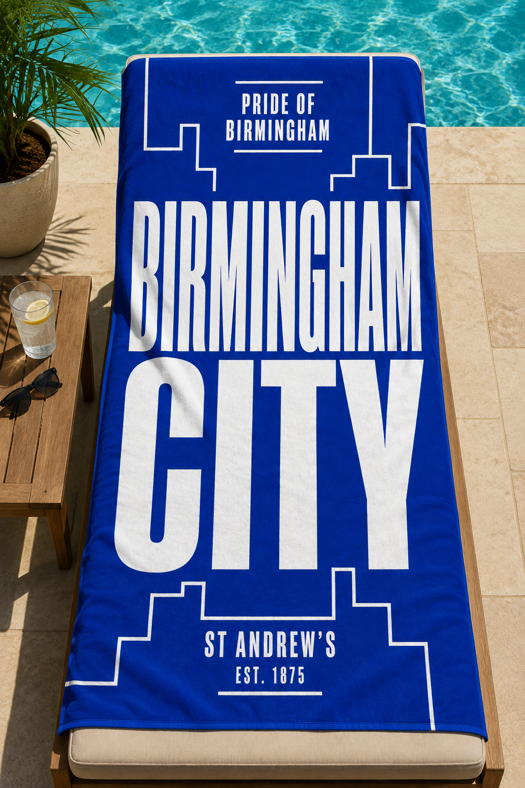 Birmingham City FC Beach Towel