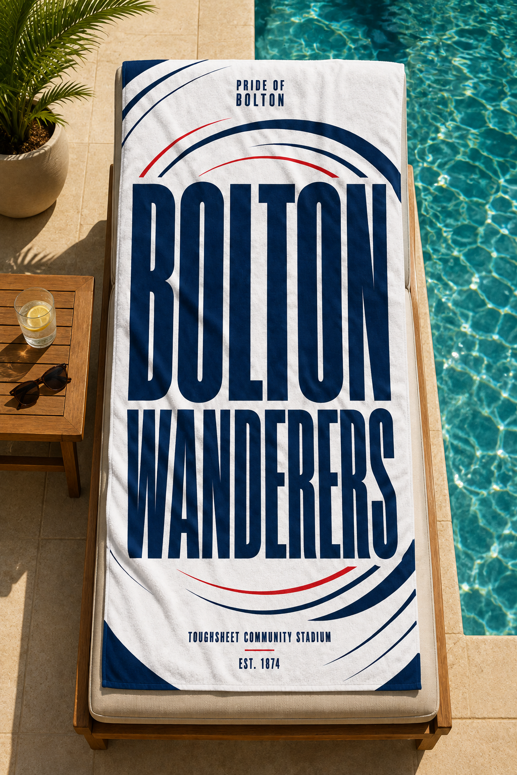 Bolton Wanderers FC Beach Towel