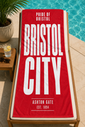 Bristol City FC Beach Towel