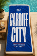 Cardiff City FC Beach Towel