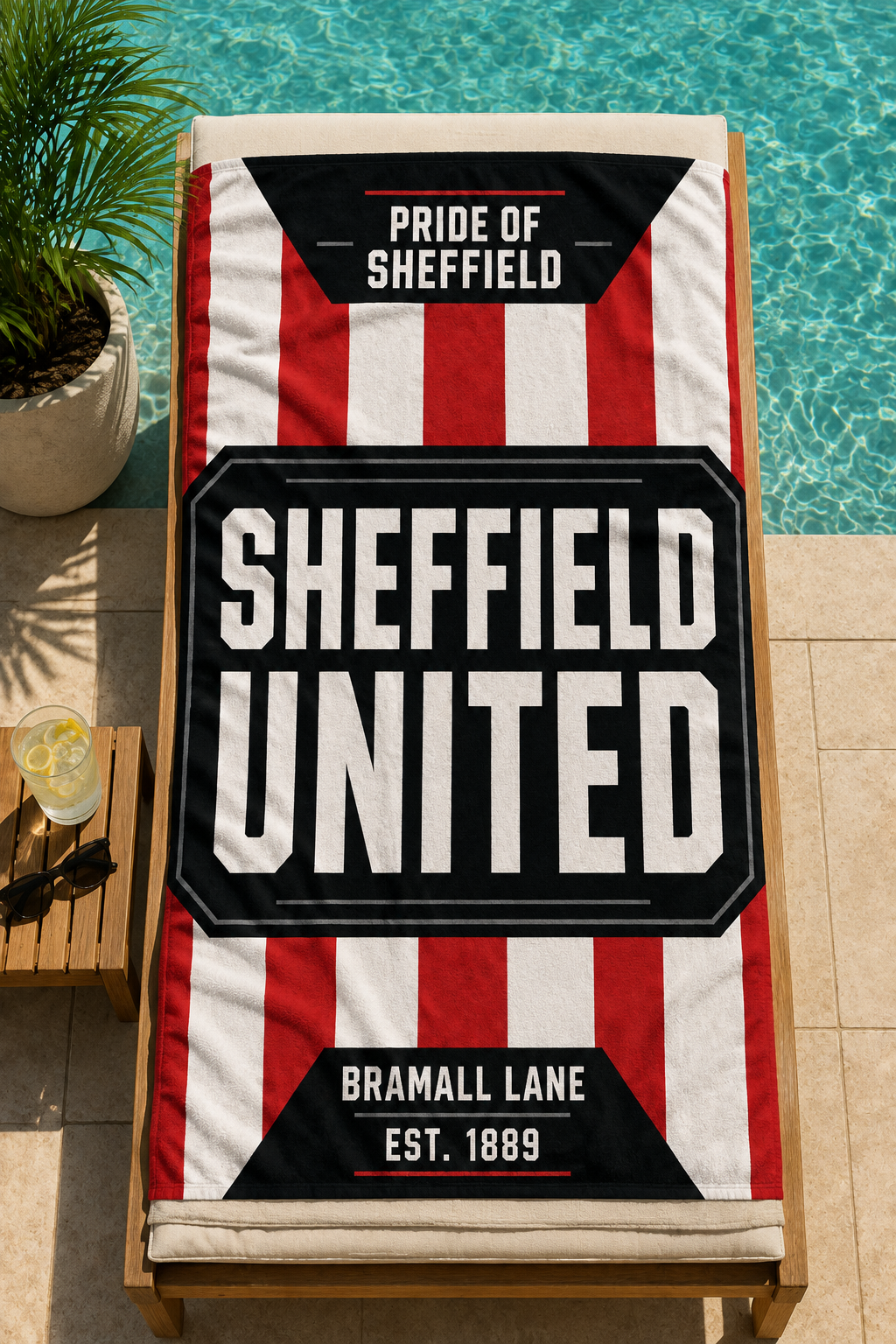 Sheffield United FC Beach Towel