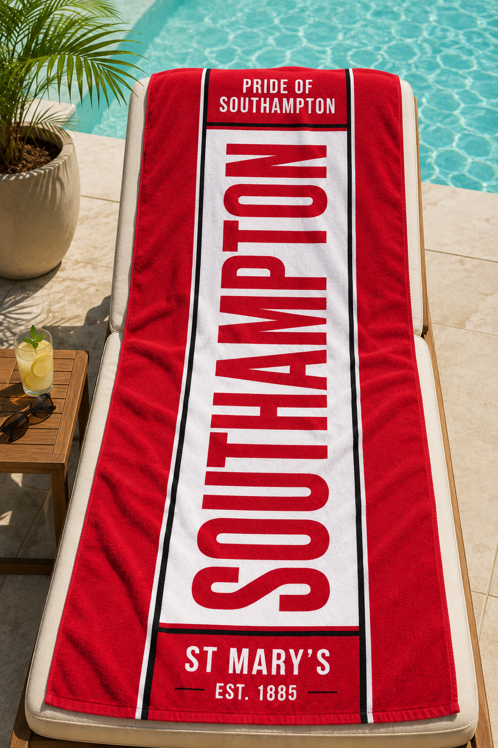 Southampton FC Beach Towel