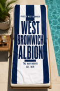 West Bromwich Albion (WBA) FC Beach Towel