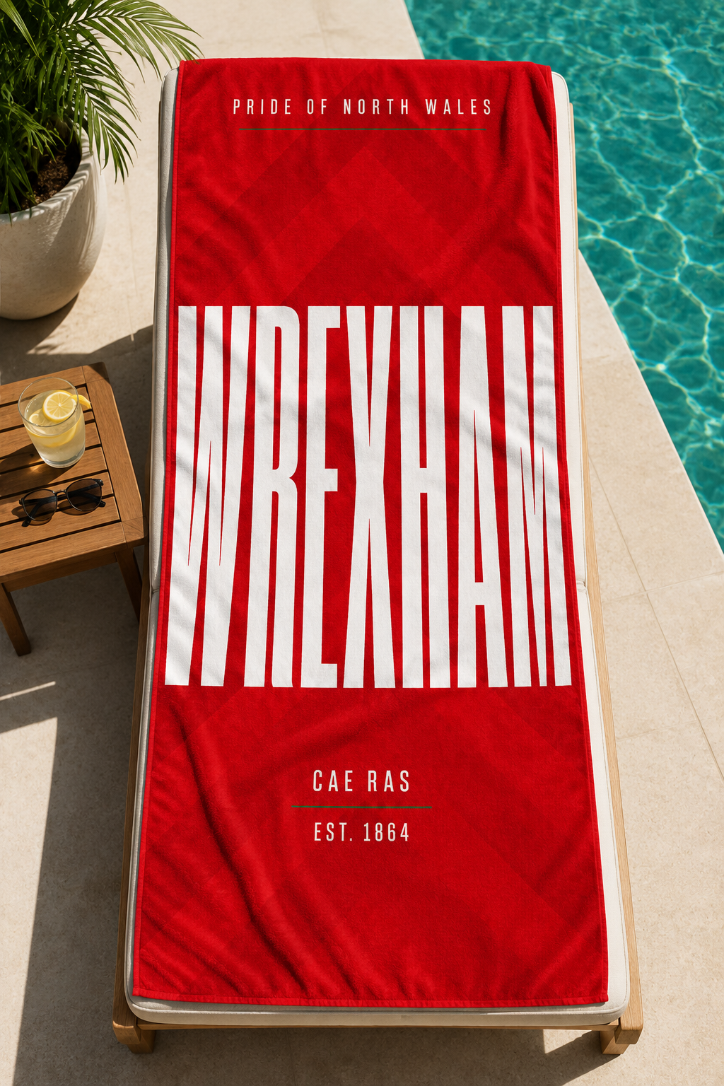 Wrexham FC Beach Towel