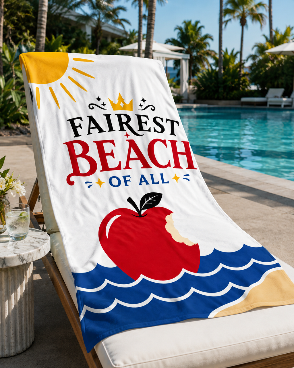 Fairest Beach of Them All – Oversized Beach Towel