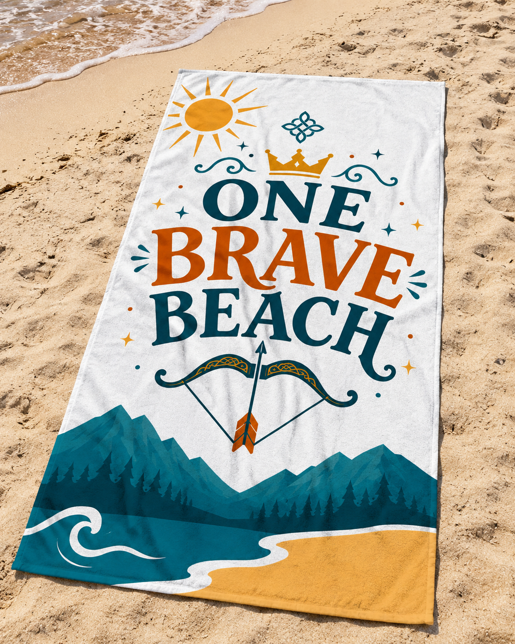 One Brave Beach - Princess Oversized Beach Towel