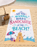Do You Wanna Build a Sandcastle? Oversized Beach Towel