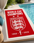 England Champions 2026 - Premium Beach Towel