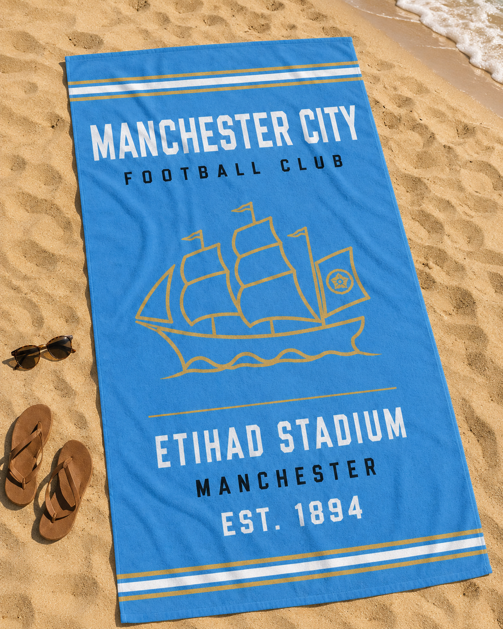 Manchester City Beach Towel