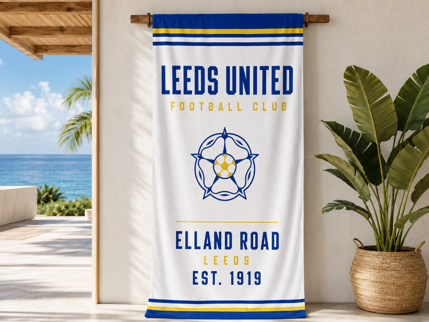 Leeds United Beach Towel