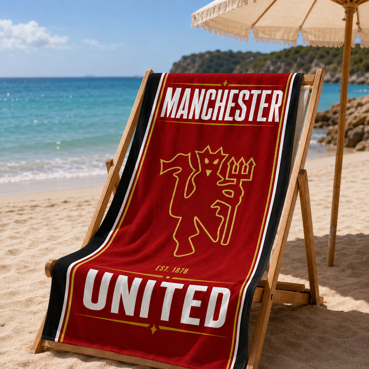 Manchester United Beach Towel