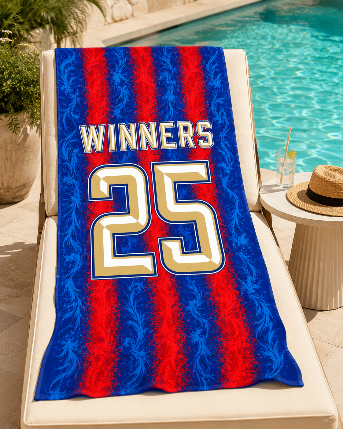 Crystal Palace FA Cup Winners Beach Towel