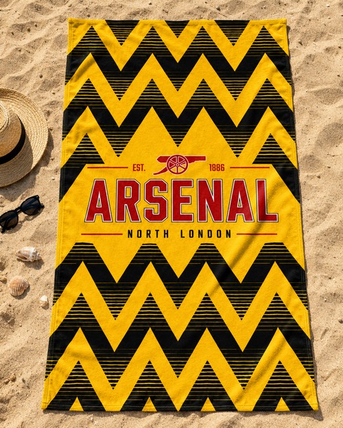 Arsenal Retro Oversized Beach Towel