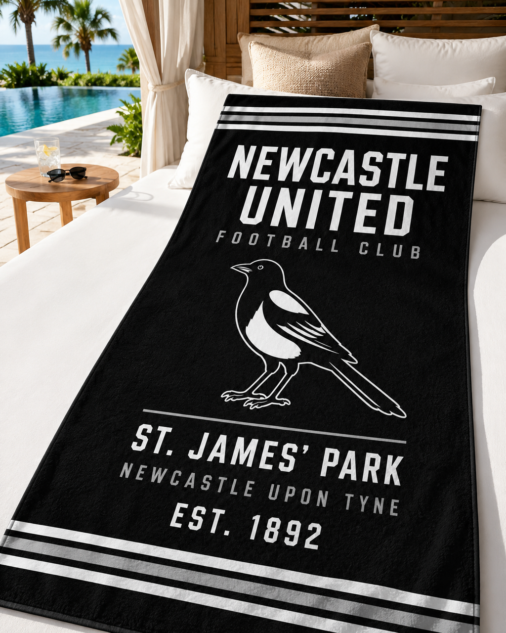 Newcastle Inspired Oversized Beach Towel
