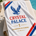 Crystal Palace FC Champions of Europe Beach Towel