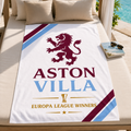 Aston Villa Europa League Quality Beach Towel