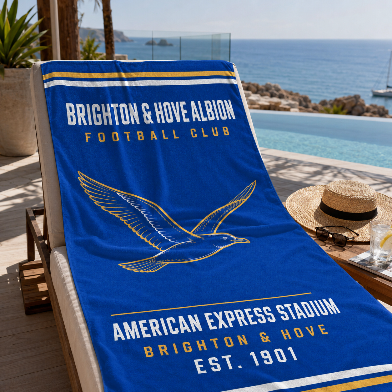 Brighton & Hove Albion Beach Towel