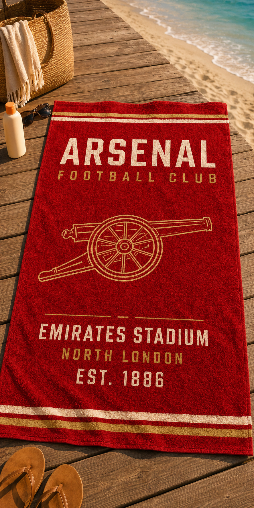 Arsenal Beach Towel